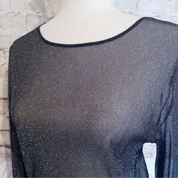 Victorias Secret glitter mesh top - Picture 2 of 6